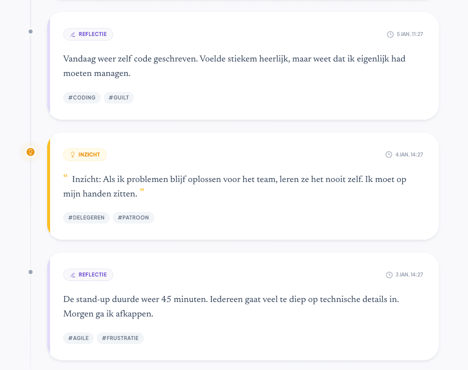 Journal overzicht