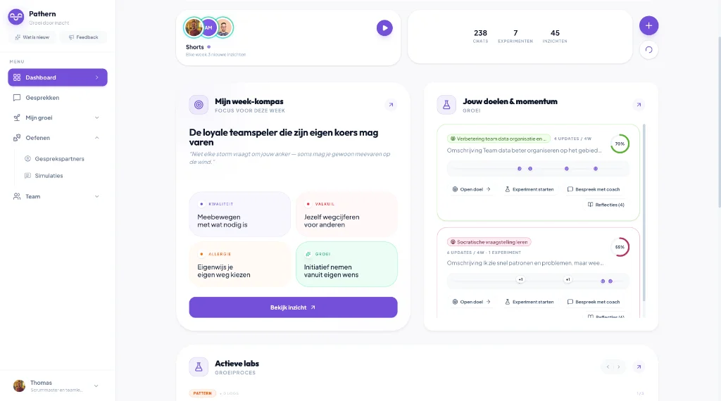 Pathern dashboard